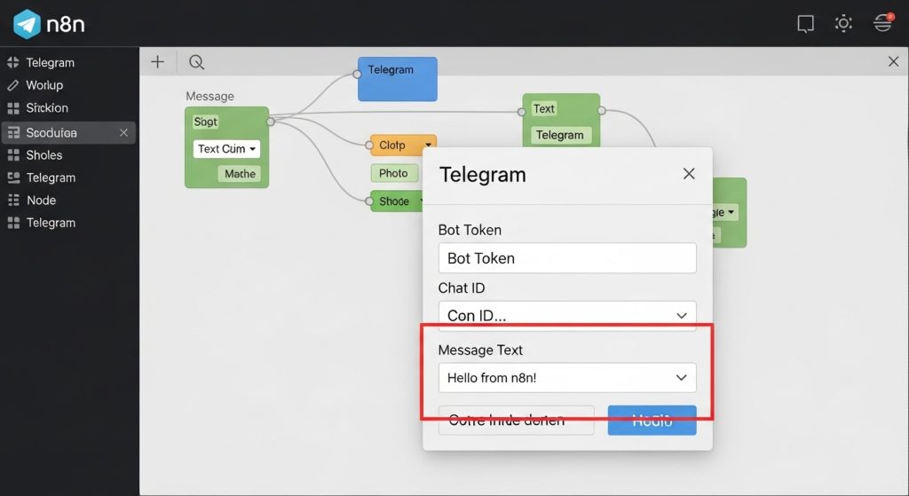 Cách Kết Nối Telegram Với n8n