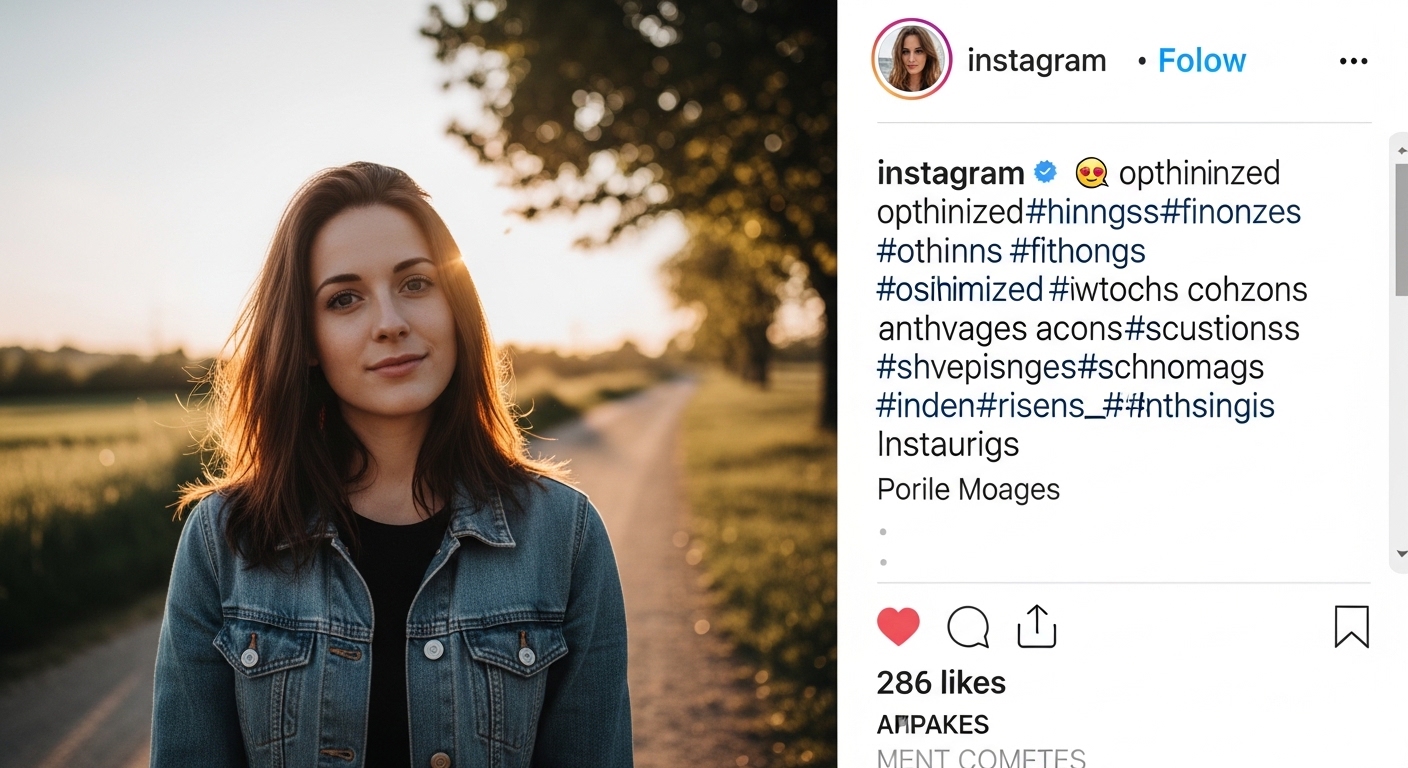 Bài đăng Instagram với hashtag và tag vị trí được tối ưu cho chiến lược digital marketing địa phương